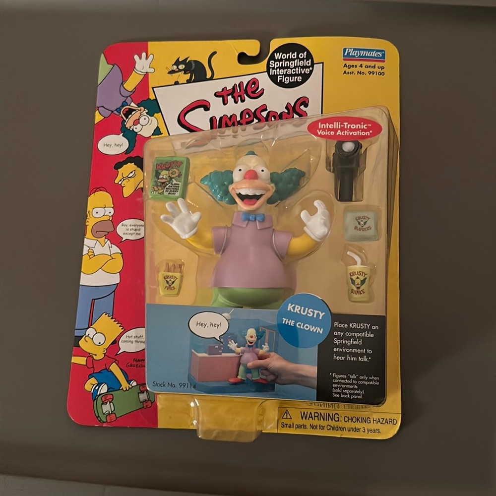 The Simpsons world of interactive figure krusty